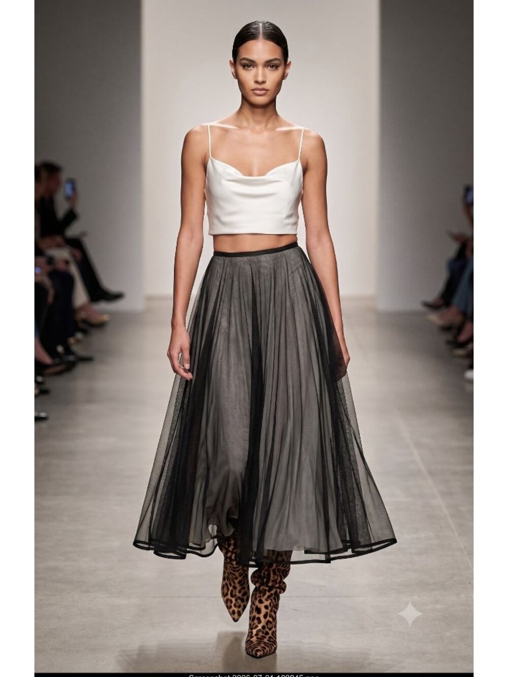 Alexia Admor New York Size 6 Long Full Length Whimsy Glam Grunge Tulle Skirt - Picture 14 of 14